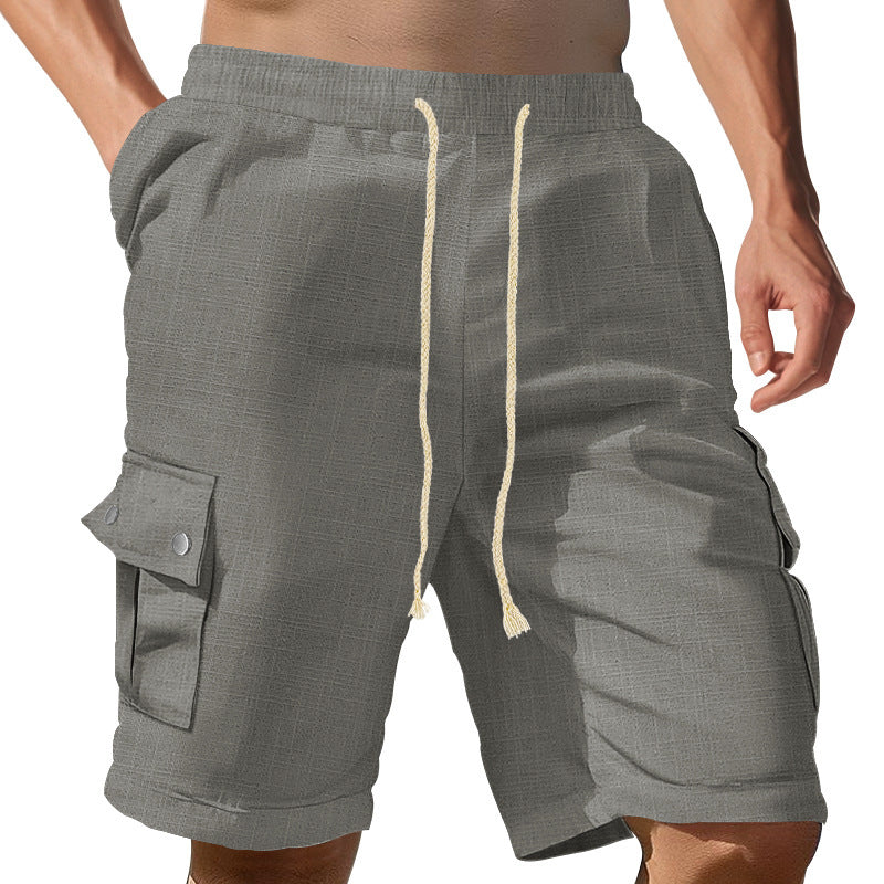 Shorts cargo décontractées pour hommes avec taille élastique et poches pratiques Chic und Stil