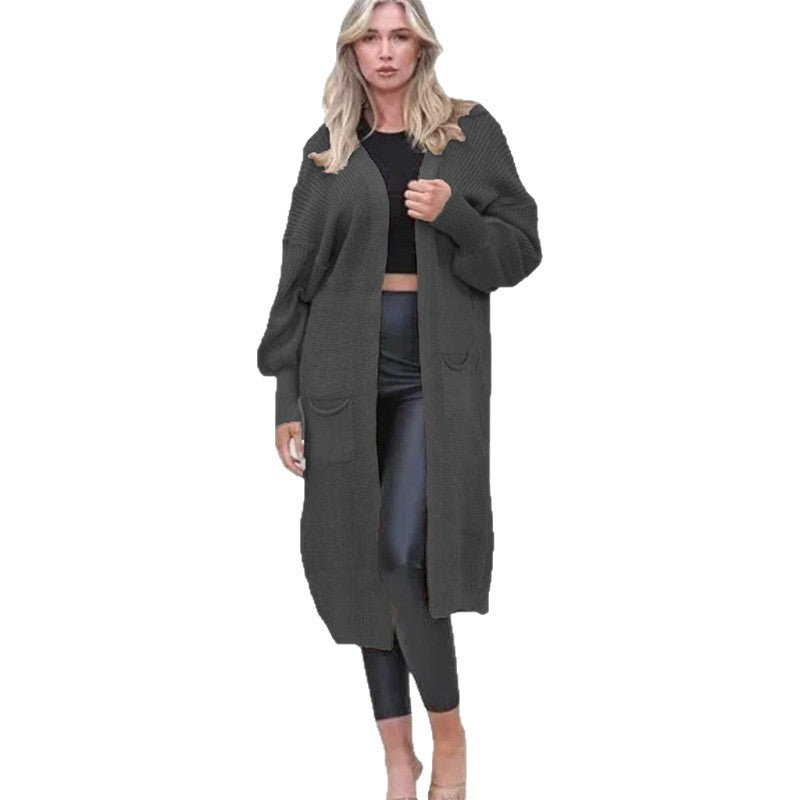 Cardigan en maille épaisse pour femmes avec poches profondes et coupe décontractée Chic und Stil