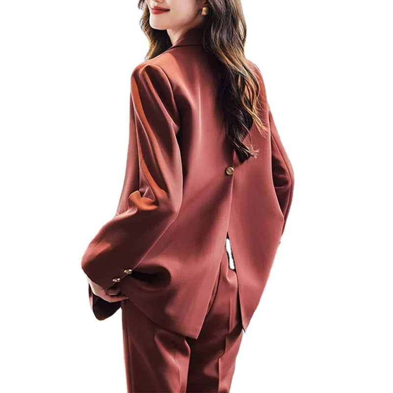 Blazer Femme Ajusté Détendu Chic und Stil