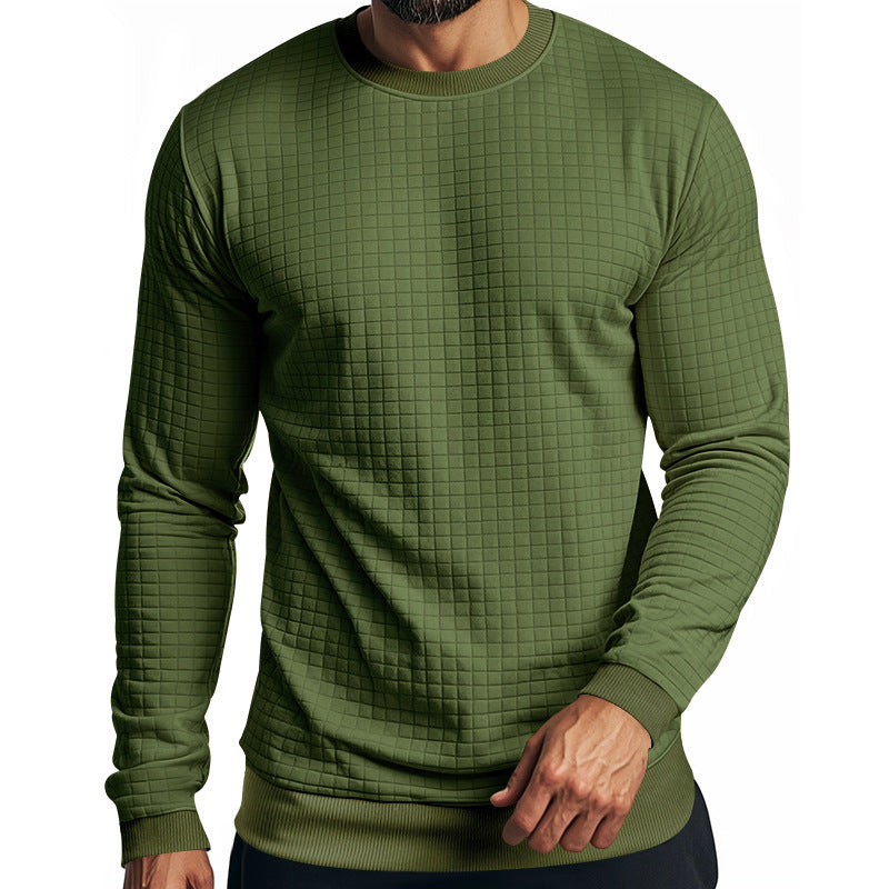 Pull en tricot à la mode pour hommes avec matériau supérieur texturé Chic und Stil