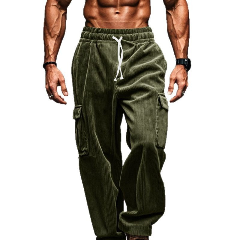 Pantalon cargo pour hommes avec taille élastique et poches pratique Chic und Stil