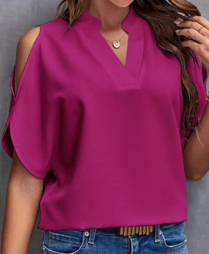Dames Blouse Épaules Nues Chic und Stil