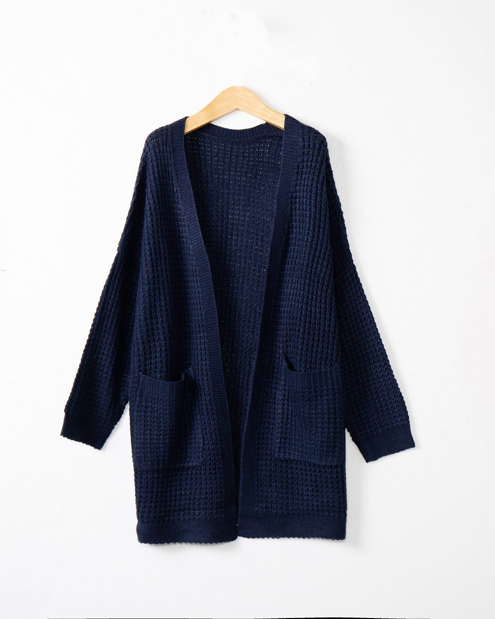 Cardigan en tricot décontracté pour femmes avec poches et coupe ouverte Chic und Stil