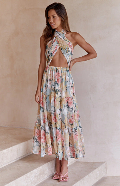 Robe Maxi Collier Bohémienne Chic und Stil