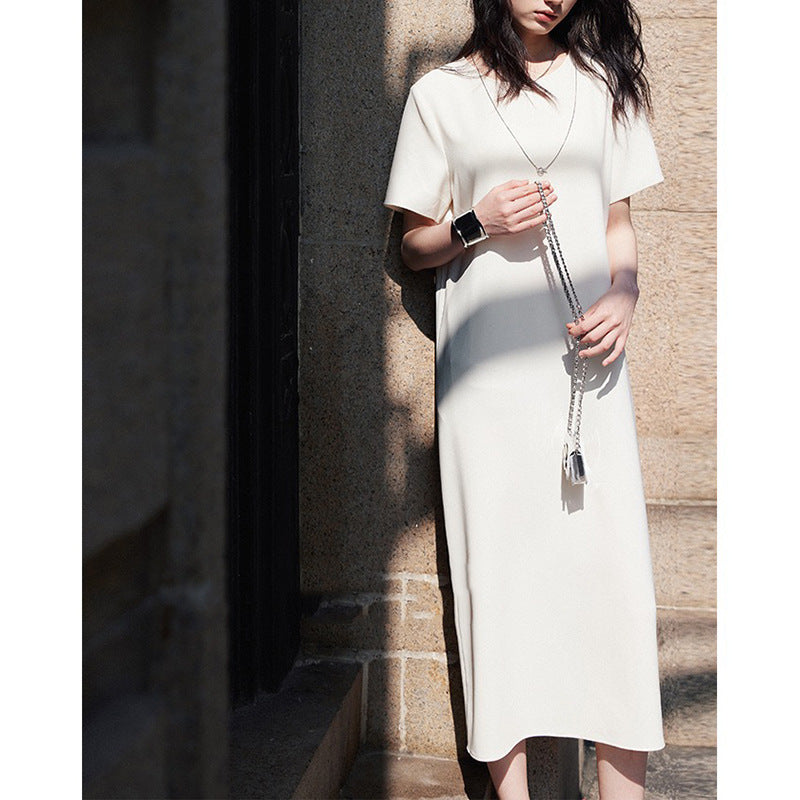 Robe midi à enfiler pour femme Chic und Stil