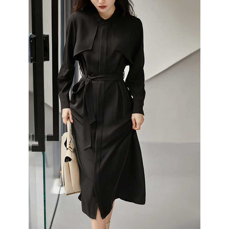 Robe midi pour femmes avec cape détachable Chic und Stil