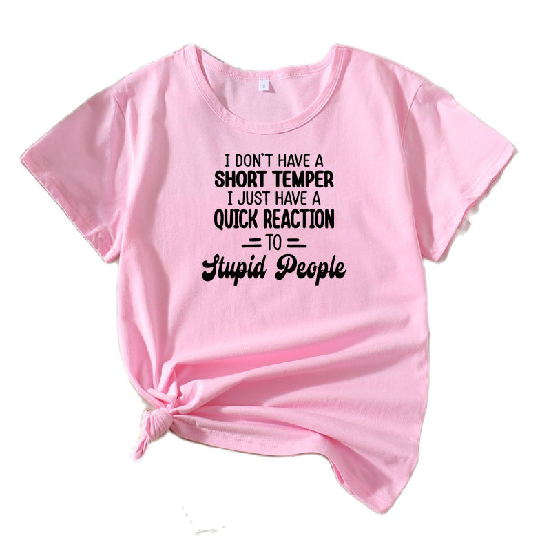 T-shirt drôle citation femmes Chic und Stil