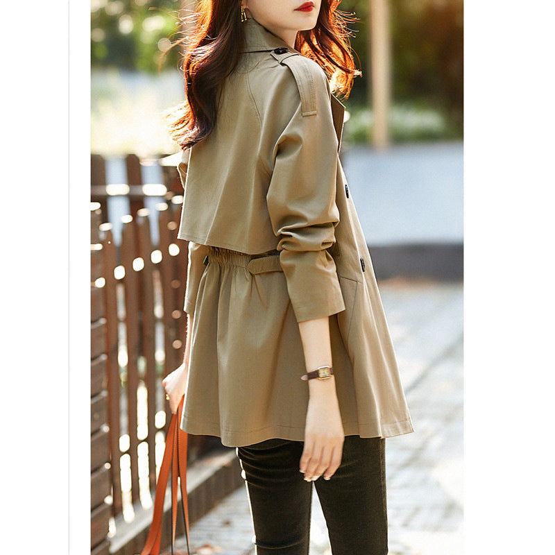 Manteau trench utilitaire croisé pour femmes Chic und Stil