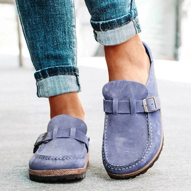 Ballerines en daim pour femmes Chic und Stil