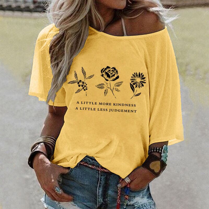 T-shirt graphique grande taille pour dames Chic und Stil