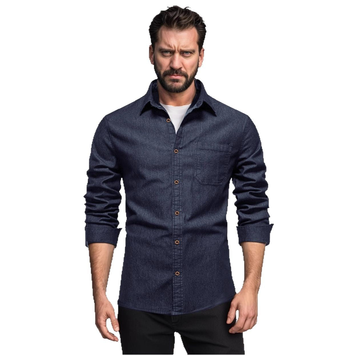 Chemise en jean pour hommes Chic und Stil