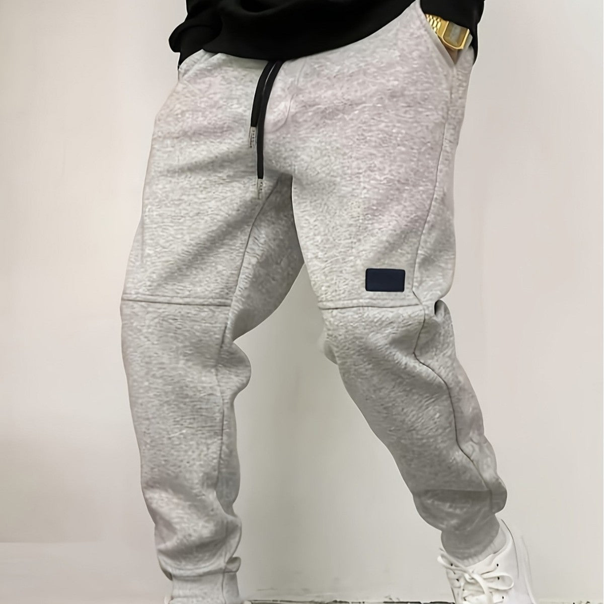 Pantalon de jogging décontracté pour hommes avec taille élastique et poches latérales Chic und Stil