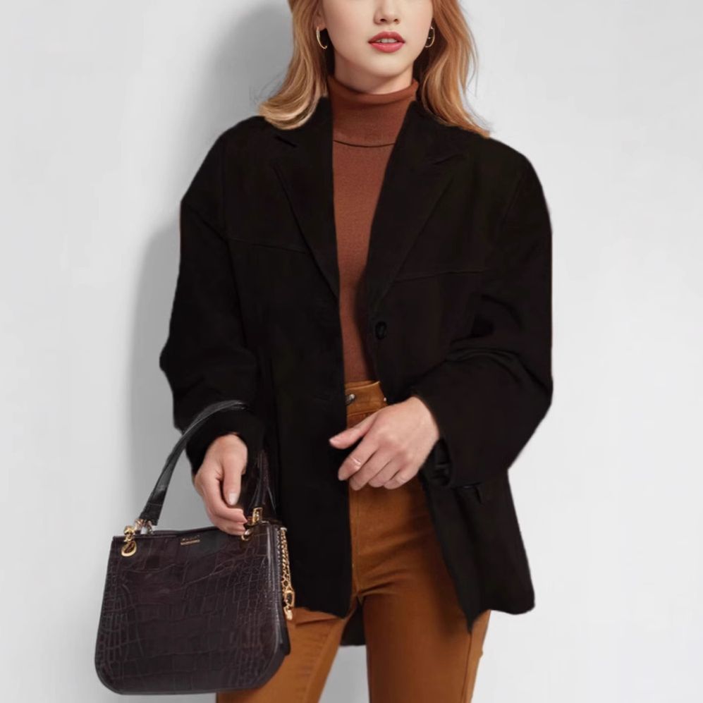 Blazer urbain pour femmes à la coupe décontractée Chic und Stil