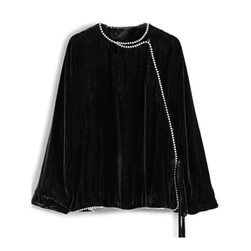 Tunique en velours ornée pour femmes Chic und Stil