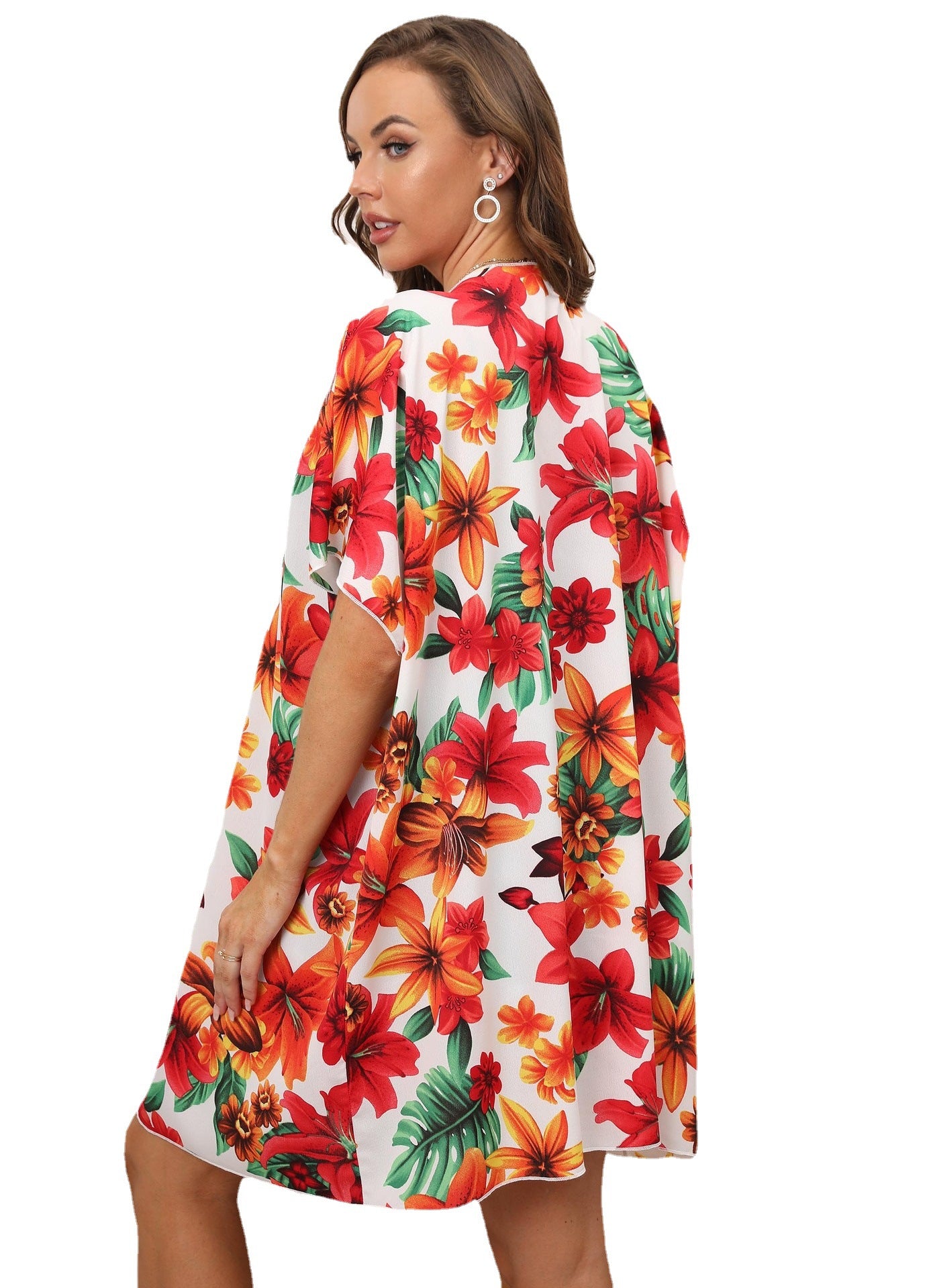 Kimono floral pour dames Chic und Stil
