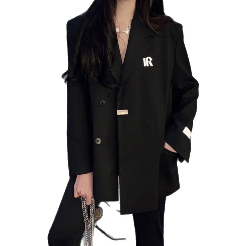 Blazer pour femme oversize à double boutonnage avec détails modernes Chic & Stil