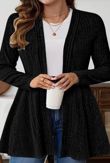 Dame cardigan avec coupe décontractée et décolleté en V flatteur Chic und Stil