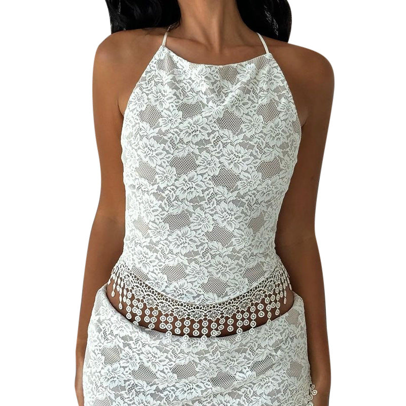 Robe fourreau détail en dentelle Chic und Stil