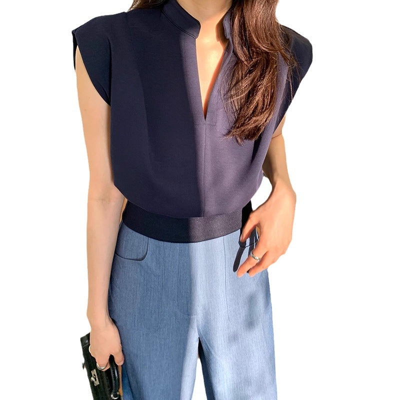 Blouse à manches courtes élégante pour femmes Chic und Stil
