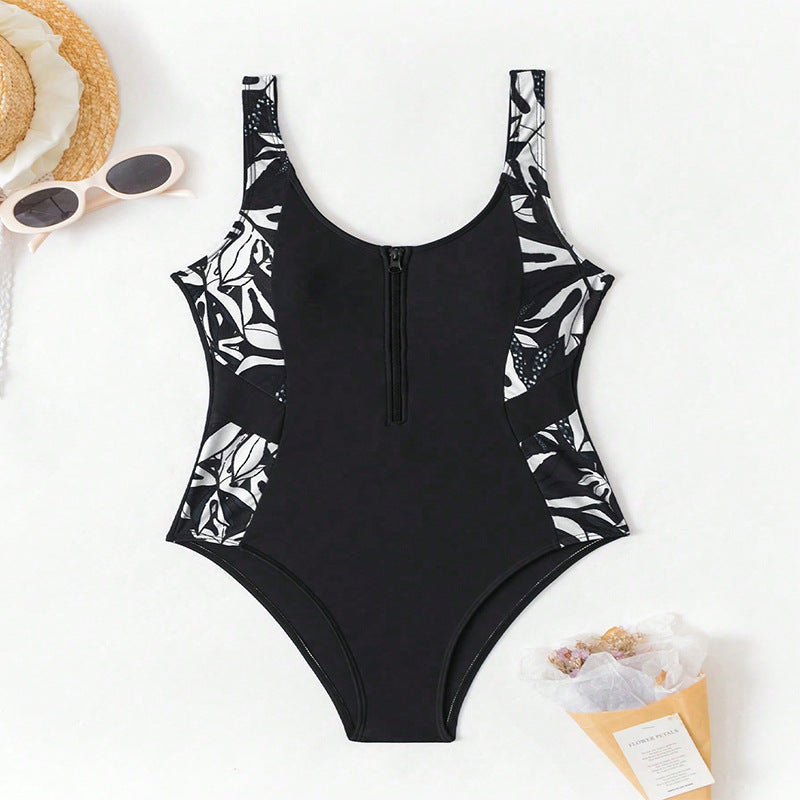 Maillot de bain une pièce zippé pour femmes Chic und Stil