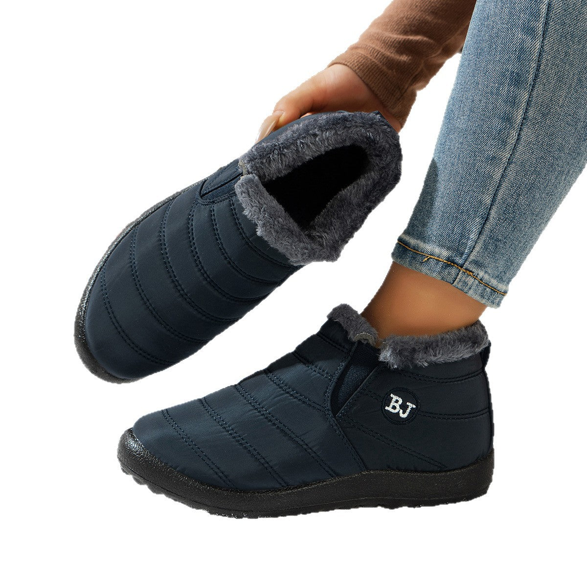Bottes d'hiver confortables pour femmes avec doublure douillette et semelle antidérapante Chic und Stil