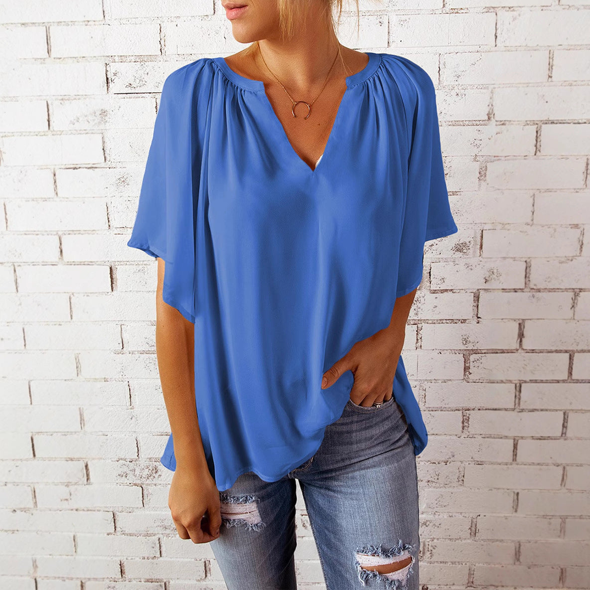 Blouse en Chiffon Élégante pour Femmes Chic und Stil