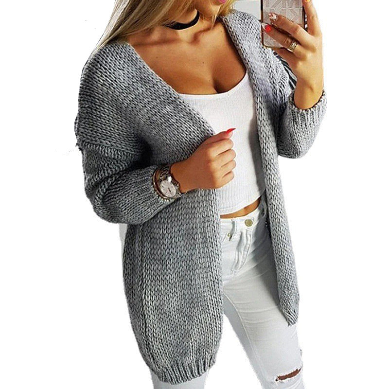 Cardigan en tricot décontracté pour femmes avec un matériau doux et une coupe décontractée Chic und Stil