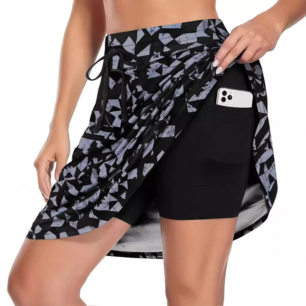 Jupe de sport pour femmes avec short de compression intégré Chic und Stil