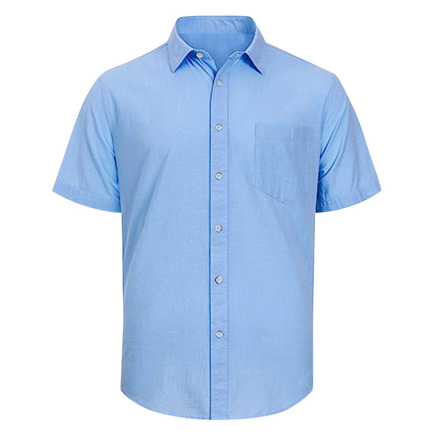 Chemise à manches courtes pour hommes avec une structure fine et une poche poitrine Chic und Stil