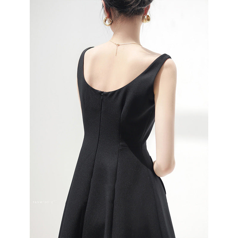 Robe midi femme en A avec silhouette classique Chic und Stil