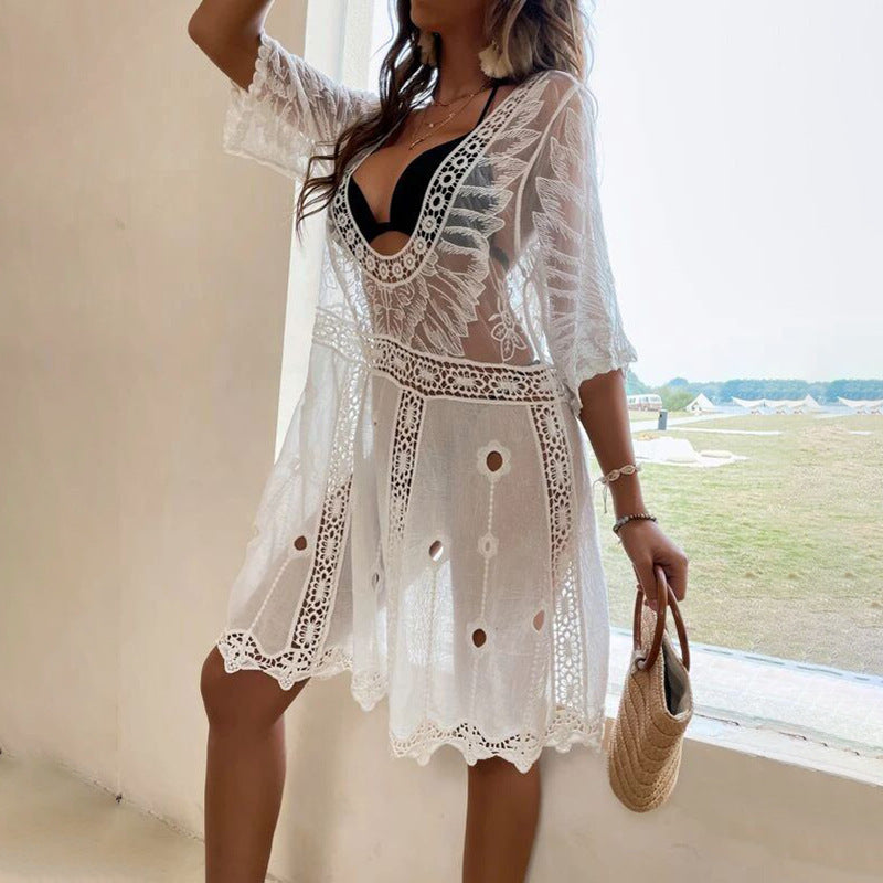 Dame Crochet Couverture de Plage Chic und Stil