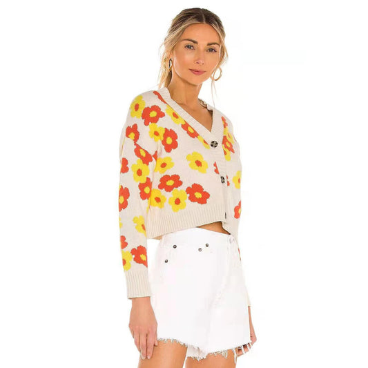 Cardigan pour femmes avec design floral Chic und Stil