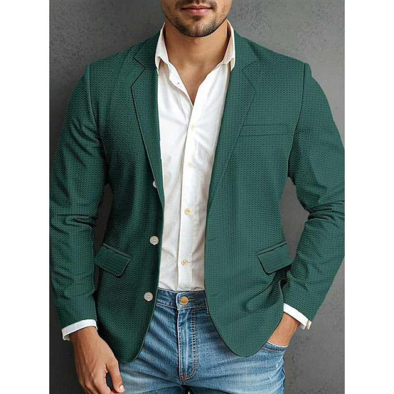 Blazer élégant pour hommes avec un design texturé et des poches pratiques Chic und Stil