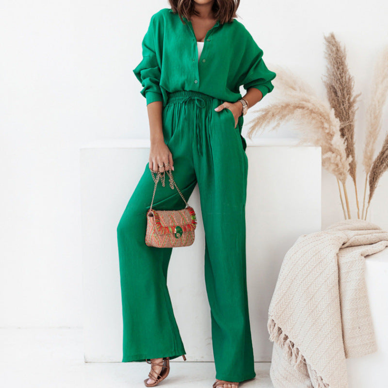 Elegant women, casual two-piece set with a loose fit Chic and Style