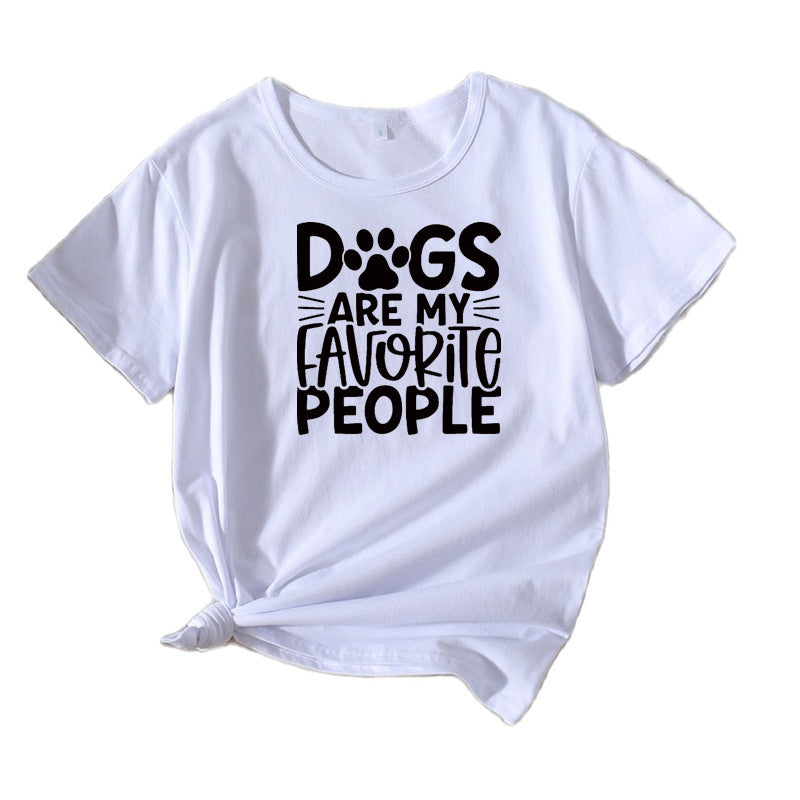 T-shirt graphique pour femmes amatrices de chiens Chic und Stil