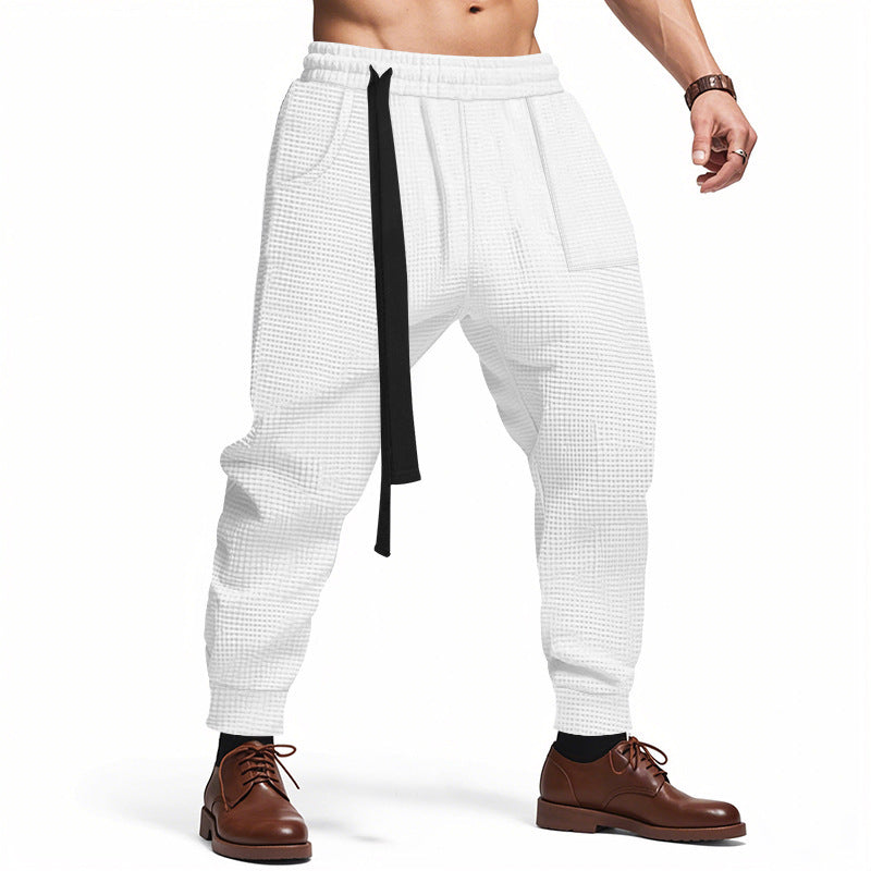 Pantalons de survêtement pour hommes à la mode avec cordon innovant et poches latérales Chic und Stil