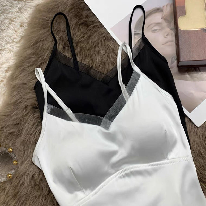Haut cami superposé élégant pour femmes Chic und Stil