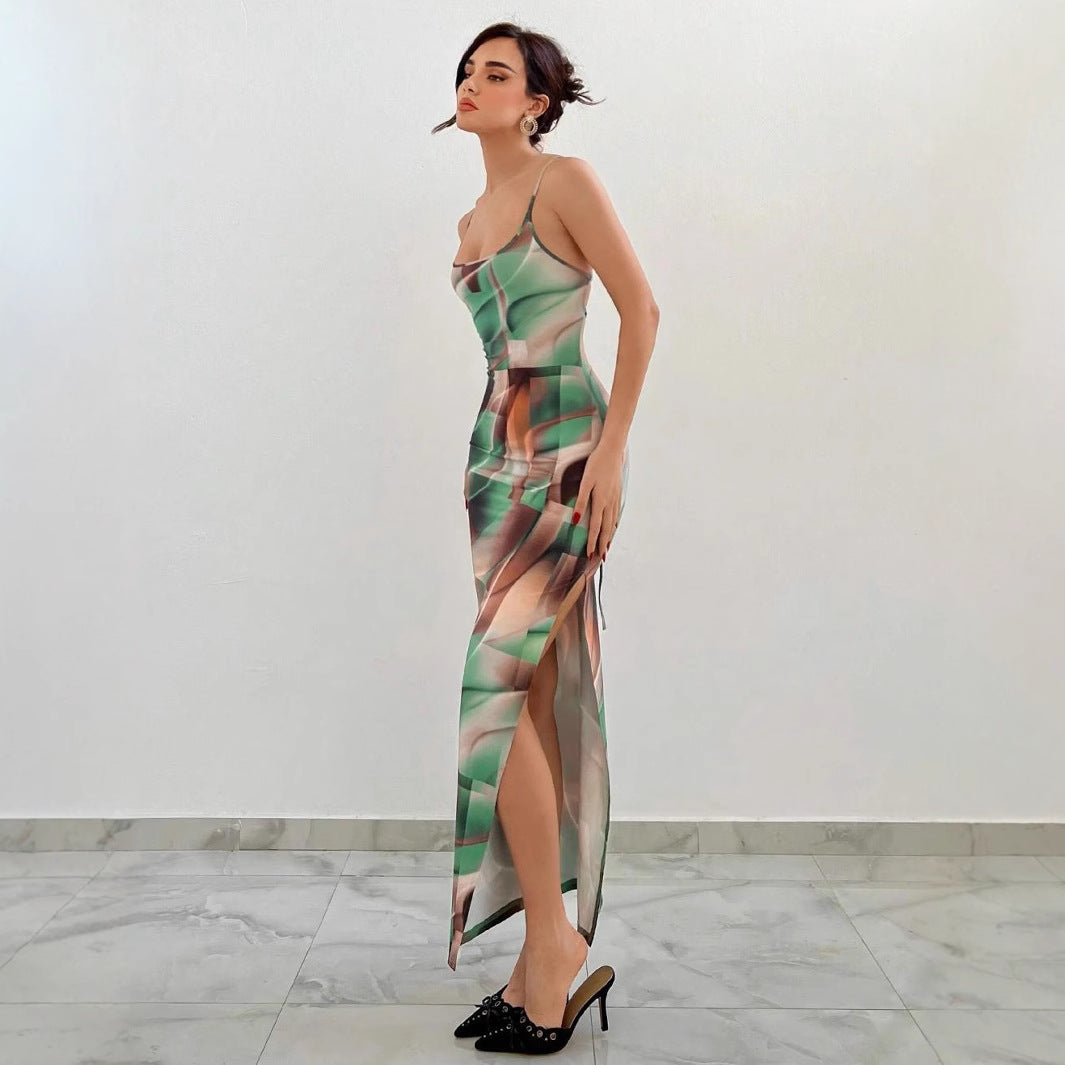 Robe Maxi Slip Femme Chic und Stil