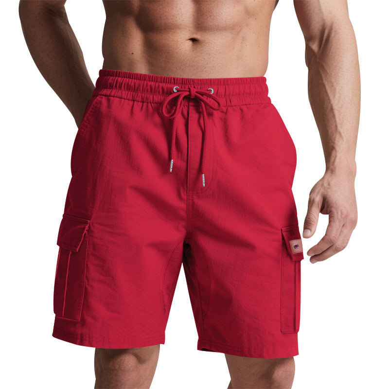 Shorts cargo pour hommes avec taille élastique et poches latérales pratiques Chic und Stil