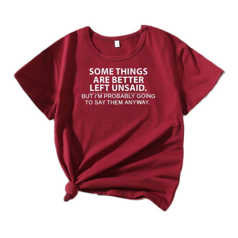 T-shirt graphique amusant pour femmes Chic und Stil