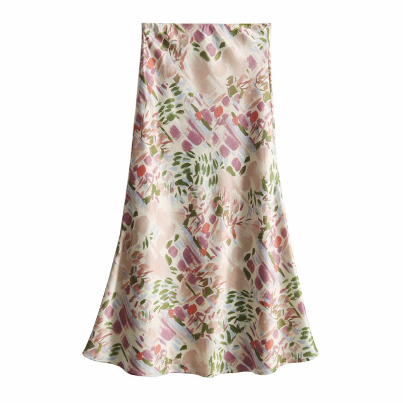 Jupe maxi florale Chic und Stil pour femmes