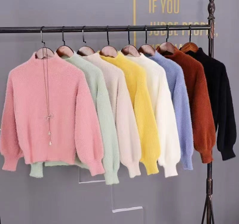 Dames Pull Doux Chic und Stil