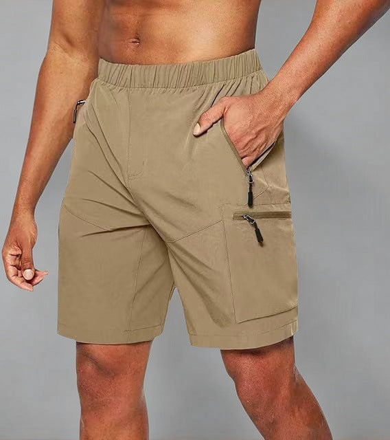 Shorts fonctionnels pour hommes avec taille élastique et poches zippées pratiques Chic und Stil
