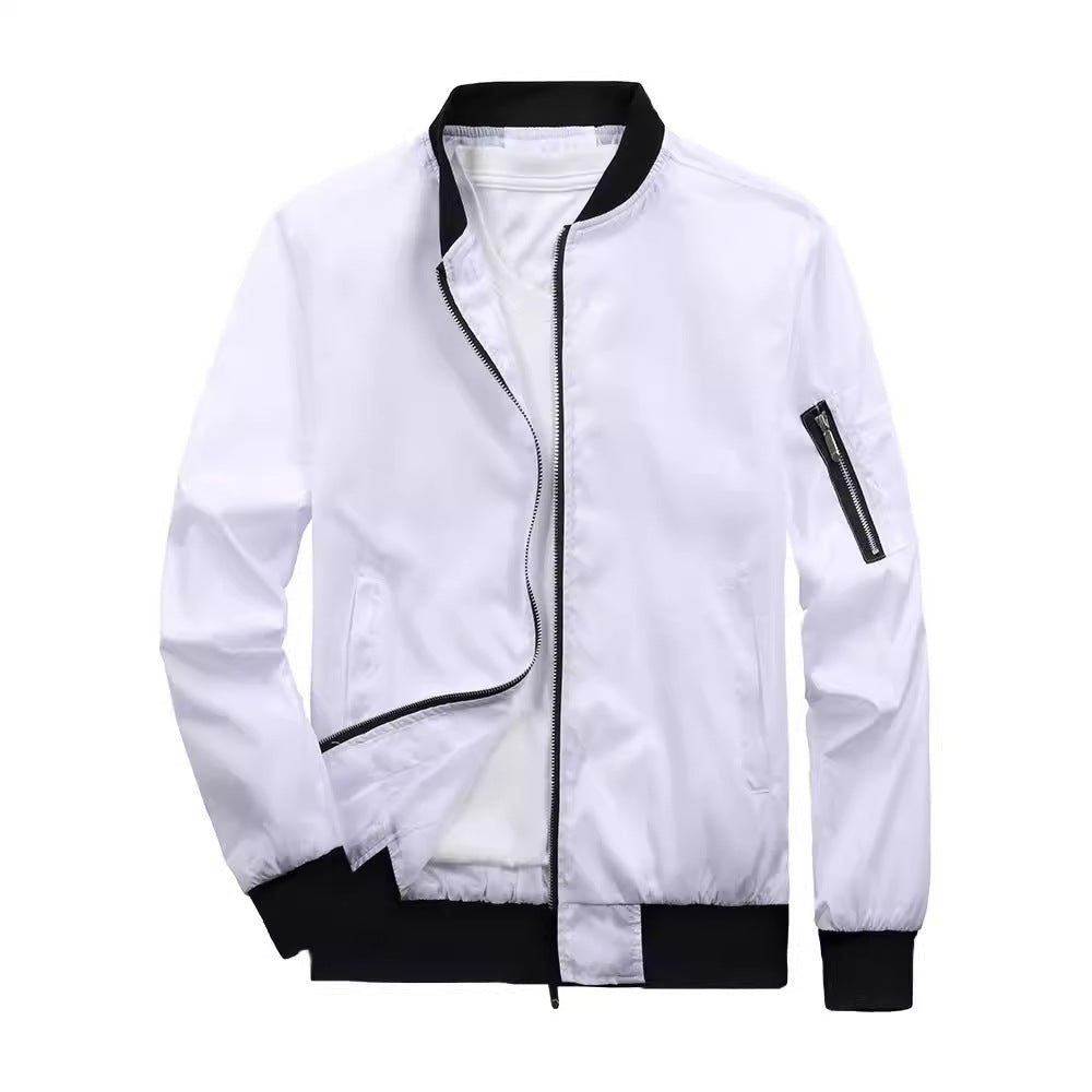 Veste bomber sportive pour hommes avec poches zippées pratiques Chic und Stil