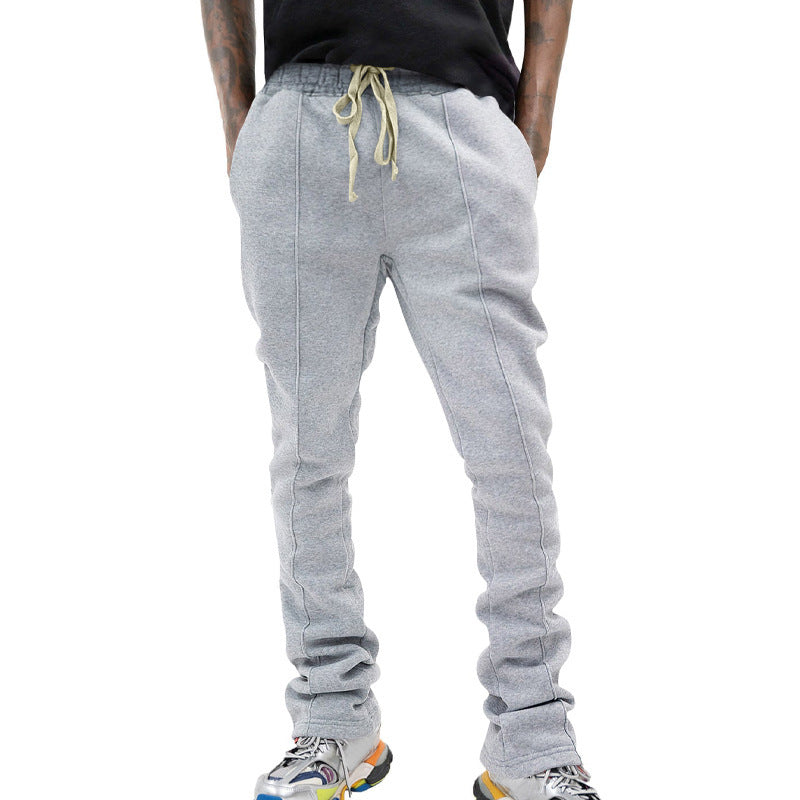Pantalons de sport pour hommes avec taille élastique et poches latérales pratiques Chic und Stil