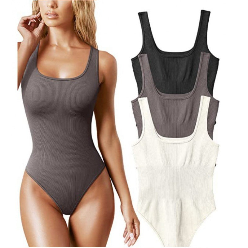 Maillot de bain femme à encolure haute côtelée Chic und Stil