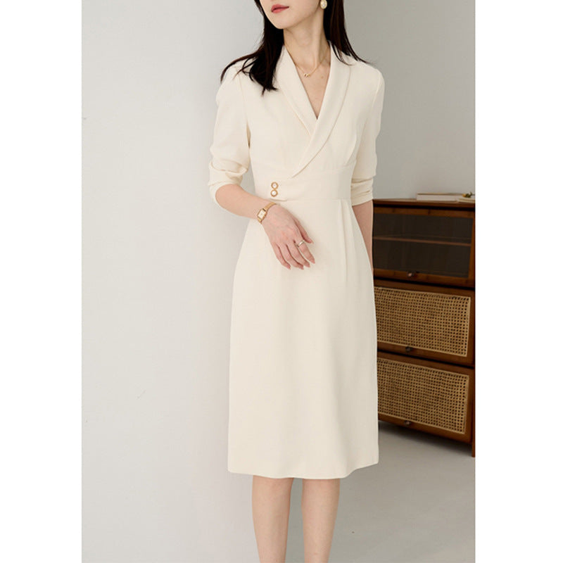 Robe de bureau midi sur mesure pour femmes Chic und Stil