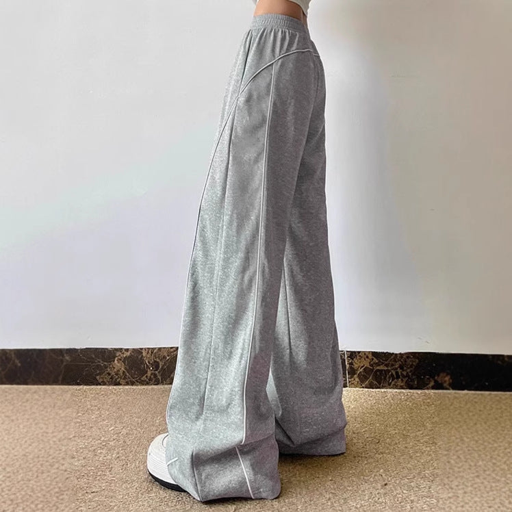 Pantalon de jogging décontracté pour femmes avec une coupe ample et une taille élastique Chic und Stil