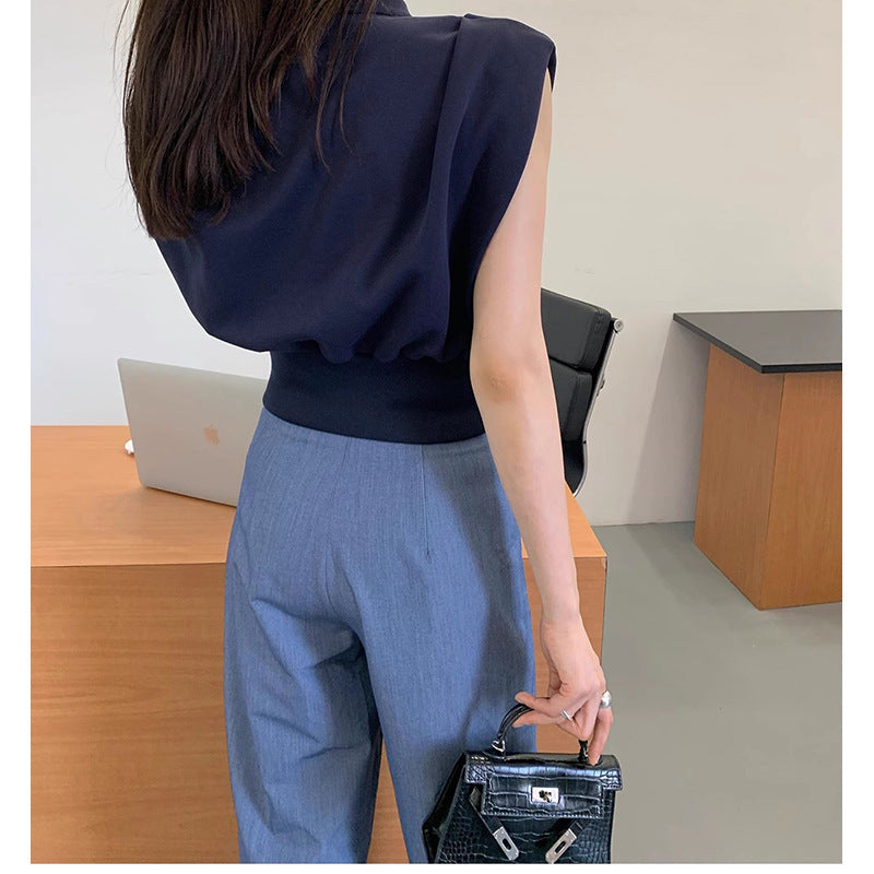 Blouse à manches courtes élégante pour femmes Chic und Stil