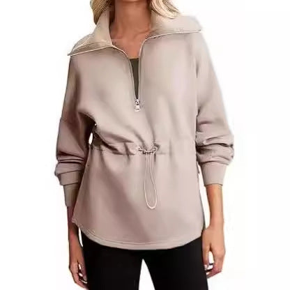Pull à capuche décontracté pour femmes avec réglage pratique par cordon Chic und Stil